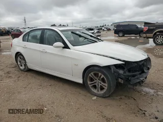 2008 BMW 3 Series 328i with VIN WBAVA375X8NL43903, listed as a Copart auction lot 56165135 with 156,499 mi miles and Salvage title. Bid and sale history available at DreamBid. Image 4.