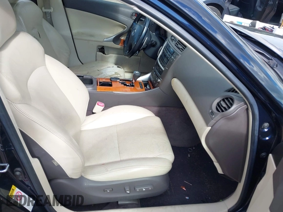 2009 Lexus IS 250 with VIN JTHCK262695031554, listed as a IAAI auction lot 42262468 with 163,631 mi miles and . Bid and sale history available at DreamBid. Image 5.