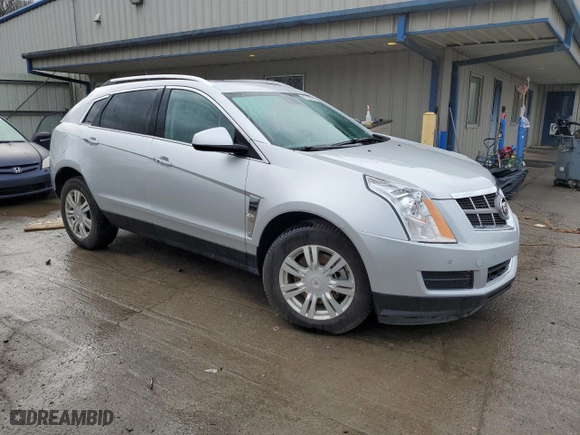 2012 Cadillac SRX Luxury Collection with VIN 3GYFNDE39CS612162, listed as a Copart auction lot 51668665 with 46,360 mi miles and Salvage Title. Bid and sale history available at carsss.com. Image 4.