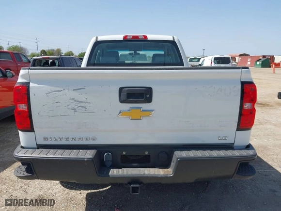 2019 Chevrolet Silverado 1500 LD Work Truck with VIN 2GCVKNEC3K1163409, listed as a IAAI auction lot 41838060 with 67,614 mi miles. Bid and sale history available at carsss.com. Image 16.
