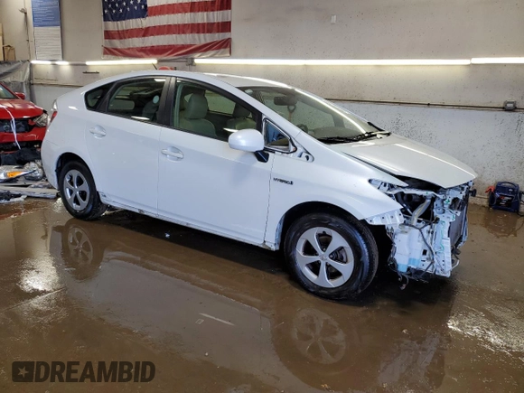 2014 Toyota Prius Four with VIN JTDKN3DU3E0391614, listed as a Copart auction lot 49344285 with 132,394 mi miles and Salvage Title. Bid and sale history available at carsss.com. Image 4.