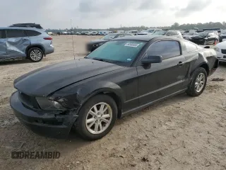 2005 Ford Mustang Deluxe with VIN 1ZVHT80N155239021, listed as a Copart auction lot 50988955 with 35,357 mi miles and Salvage title. Bid and sale history available at DreamBid. Image 1.