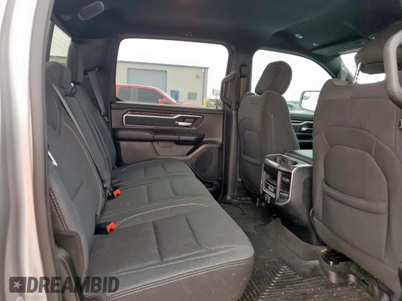 2021 Ram 1500 Lone Star with VIN 1C6RREFTXMN501408, listed as a Copart auction lot 58558545 with 50,076 mi miles and Salvage title. Bid and sale history available at DreamBid. Image 10.