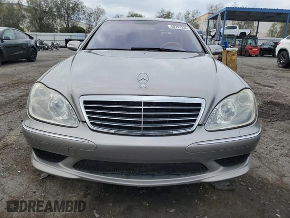 2003 Mercedes-Benz S 430 z VIN WDBNG70J83A335555, wystawiony jako Copart lot #58797335 z przebiegiem 269 559 mil mil oraz Szkoda całkowita • Salvage title. Historia ofert i sprzedaży dostępna na DreamBid. Obrazek 5.