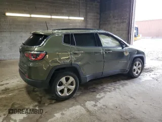 2018 Jeep Compass Latitude с VIN 3C4NJDBB0JT103643, выставлен на аукционе Copart как лот 56525775 с пробегом Не указан миль и Списание • Salvage title. История ставок и продаж доступна на DreamBid. Изображение 3.