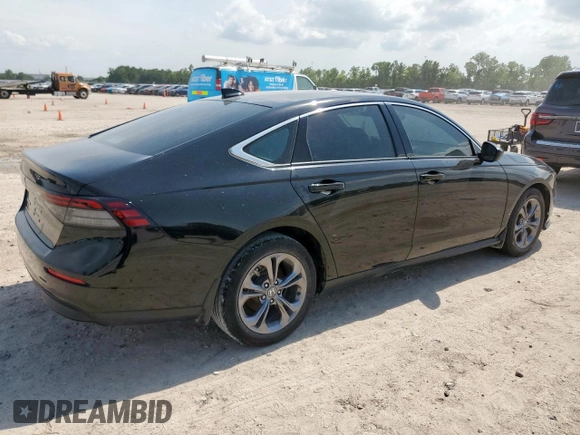 2024 Honda Accord EX with VIN 1HGCY1F37RA059116, listed as a Copart auction lot 60640435 with Not provided miles and Salvage title. Bid and sale history available at DreamBid. Image 3.
