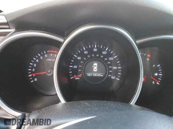 2015 Kia Optima LX with VIN KNAGM4A77F5536703, listed as a Copart auction lot 49136915 with 145,145 mi miles and Salvage Title. Bid and sale history available at carsss.com. Image 9.