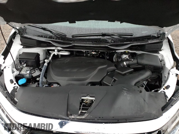 2024 Honda Odyssey EX-L with VIN 5FNRL6H66RB069509, listed as a Copart auction lot 56155715 with 3,341 mi miles and Salvage Title. Bid and sale history available at DreamBid. Image 12.