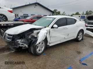 2012 Dodge Avenger SXT with VIN 1C3CDZCB6CN147888, listed as a Copart auction lot 59522845 with Not provided miles and Salvage title. Bid and sale history available at DreamBid. Image 1.