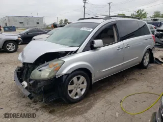 2004 Nissan Quest SE with VIN 5N1BV28U74N325634, listed as a Copart auction lot 54238404 with 0 mi miles and Salvage Title. Bid and sale history available at carsss.com. Image 1.