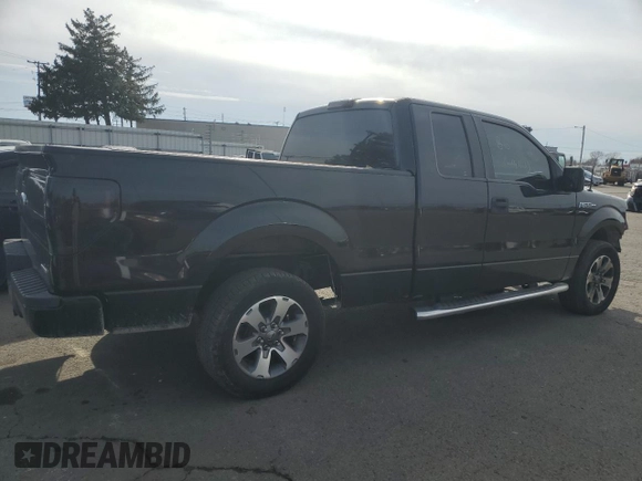 2014 Ford F-150 XL with VIN 1FTFX1CF4EKD90138, listed as a Copart auction lot 46899635 with 225,309 mi miles and Salvage Title. Bid and sale history available at carsss.com. Image 3.
