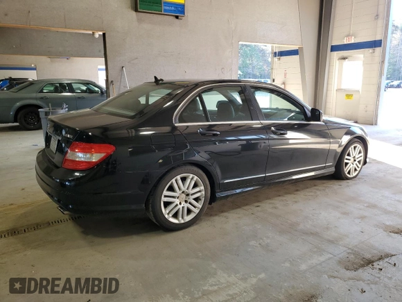 2008 Mercedes-Benz C 300 Sport with VIN WDDGF81X48F118820, listed as a Copart auction lot 49569645 with 169,928 mi miles and Salvage title. Bid and sale history available at DreamBid. Image 3.