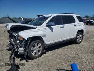 2017 GMC Terrain SLT z VIN 2GKALPEK6H6194989, wystawiony jako Copart lot #49654025 z przebiegiem 91 934 mil mil oraz Szkoda całkowita • Salvage title. Historia ofert i sprzedaży dostępna na DreamBid. Obrazek 1.