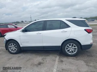2024 Chevrolet Equinox LS with VIN 3GNAXHEG1RL102077, listed as a IAAI auction lot 41650008 with 10,745 mi miles. Bid and sale history available at carsss.com. Image 14.