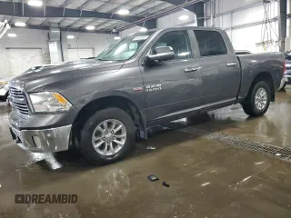 2016 Ram 1500 Big Horn with VIN 1C6RR7LT8GS329126, listed as a Copart auction lot 62387535 with 136,494 mi miles and Salvage title. Bid and sale history available at DreamBid. Image 1.