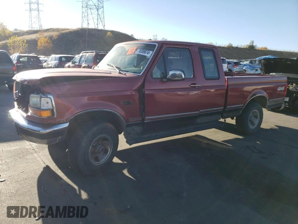 1995 Ford F-150 with VIN 1FTEX14H6SKA50724, listed as a Copart auction lot 78309074 with 140,504 mi miles and Salvage Title. Bid and sale history available at carsss.com. Image 1.