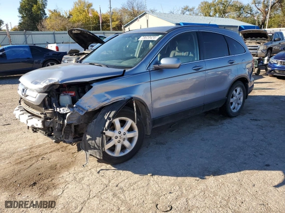 2007 Honda CR-V EX-L with VIN JHLRE38747C067272, listed as a Copart auction lot 78620424 with 166,267 mi miles and Salvage Title. Bid and sale history available at carsss.com. Image 1.