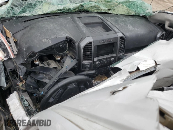 2018 Ford F-150 XL with VIN 1FTEW1EP6JFC13517, listed as a Copart auction lot 57964965 with Not provided miles and Salvage title. Bid and sale history available at DreamBid. Image 8.