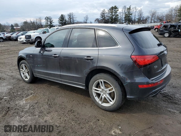 2015 Audi Q5 Premium Plus with VIN WA1DGAFP3FA017072, listed as a Copart auction lot 46908395 with 91,098 mi miles and Salvage Title. Bid and sale history available at carsss.com. Image 2.