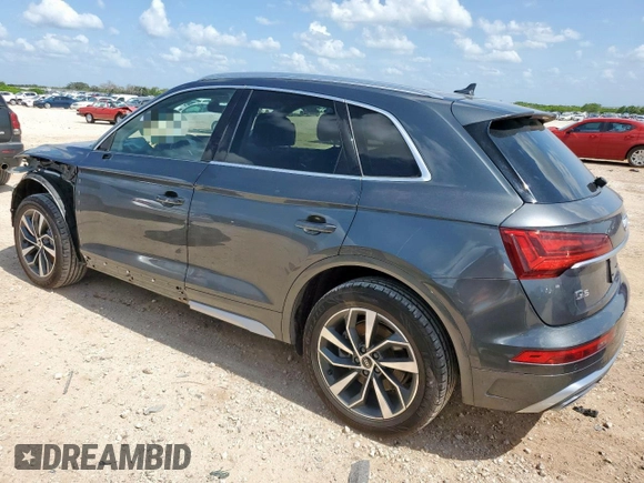 2023 Audi Q5 S line Premium Plus с VIN WA1EAAFY3P2060174, выставлен на аукционе Copart как лот 61779115 с пробегом 53 520 миль миль и Списание • Salvage title. История ставок и продаж доступна на DreamBid. Изображение 2.