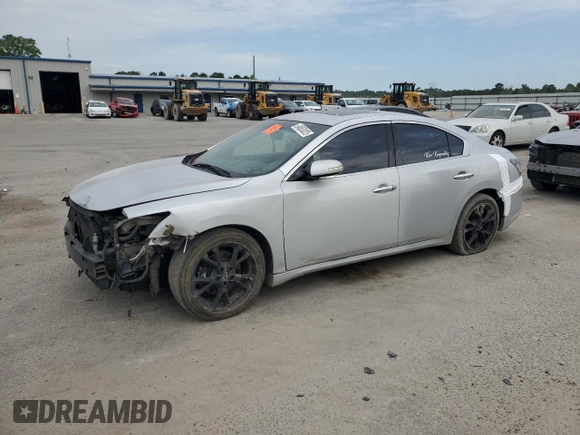 2012 Nissan Maxima SV z VIN 1N4AA5AP4CC858624, wystawiony jako Copart lot #54853025 z przebiegiem 155 708 mil mil oraz Szkoda całkowita • Salvage title. Historia ofert i sprzedaży dostępna na DreamBid. Obrazek 1.