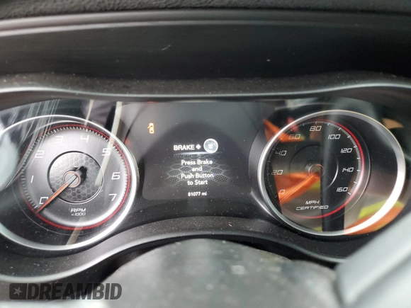 2019 Dodge Charger Police with VIN 2C3CDXAG3KH547577, listed as a Copart auction lot 79106194 with 81,077 mi miles and Salvage Title. Bid and sale history available at DreamBid. Image 9.