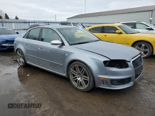 2008 Audi RS 4 z VIN WUADU78E78N900345, wystawiony jako Copart lot #45153045 z przebiegiem 142 835 mil mil oraz Szkody całkowita. Historia ofert i sprzedaży dostępna na DreamBid. Obrazek 4.