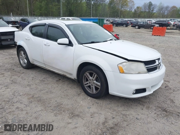2013 Dodge Avenger SXT with VIN 1C3CDZCB9DN622189, listed as a IAAI auction lot 41937678 with 178,301 mi miles and . Bid and sale history available at carsss.com. Image 1.
