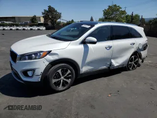 2018 Kia Sorento EX z VIN 5XYPHDA57JG363352, wystawiony jako Copart lot #59442225 z przebiegiem 55 026 mil mil oraz Szkoda całkowita • Salvage title. Historia ofert i sprzedaży dostępna na DreamBid. Obrazek 1.