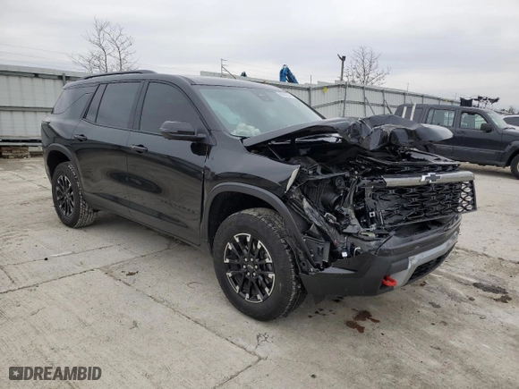 2024 Chevrolet Traverse AWD Z71 with VIN 1GNEVJKS1RJ208754, listed as a Copart auction lot 82891294 with 6,559 mi miles and Salvage Title. Bid and sale history available at carsss.com. Image 4.