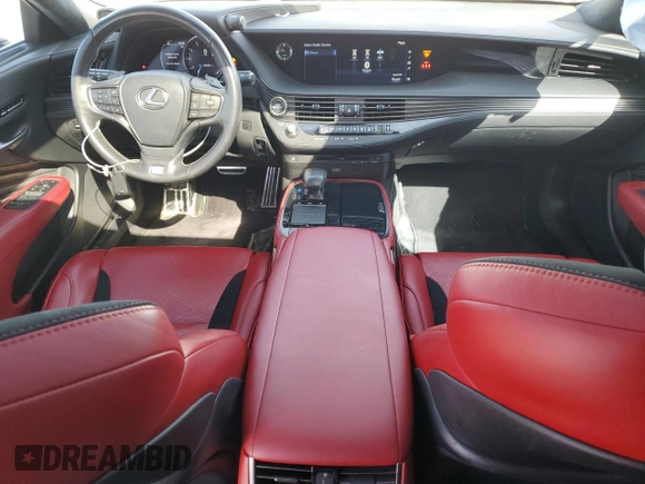 2019 Lexus LS with VIN JTHC51FF0K5007387, listed as a Copart auction lot 49511455 with 65,620 mi miles and Salvage Title. Bid and sale history available at carsss.com. Image 8.