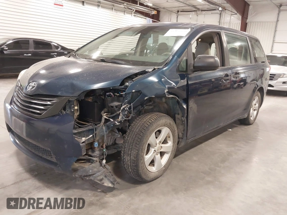 2011 Toyota Sienna with VIN 5TDZK3DC8BS125884, listed as a IAAI auction lot 41998890 with 249,193 mi miles. Bid and sale history available at carsss.com. Image 18.