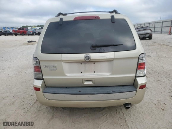 2010 Mercury Mariner Premier with VIN 4M2CN8H73AKJ06036, listed as a Copart auction lot 77542084 with 240,377 mi miles and Salvage Title. Bid and sale history available at carsss.com. Image 6.