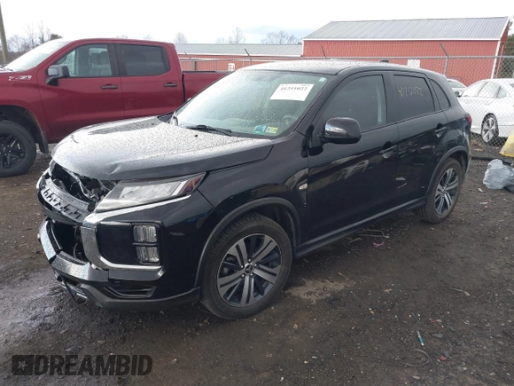 2020 Mitsubishi Outlander Sport ES 2.0 with VIN JA4AR3AU2LU026684, listed as a IAAI auction lot 41251022 with 142,379 mi miles. Bid and sale history available at carsss.com. Image 17.