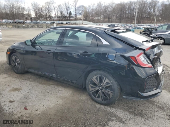 2017 Honda Civic Hatchback EX with VIN SHHFK7H55HU408311, listed as a Copart auction lot 50770655 with 72,477 mi miles and Salvage Title. Bid and sale history available at carsss.com. Image 2.