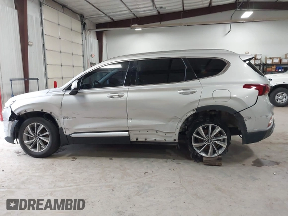 2019 Hyundai Santa Fe SEL with VIN 5NMS33AD3KH119117, listed as a IAAI auction lot 40968190 with 100,350 mi miles and . Bid and sale history available at DreamBid. Image 14.