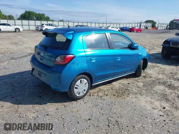 2024 Mitsubishi Mirage ES z VIN ML32AUHJ6RH010754, wystawiony jako IAAI lot #42533440 z przebiegiem 25 646 mil mil oraz . Historia ofert i sprzedaży dostępna na DreamBid. Obrazek 4.
