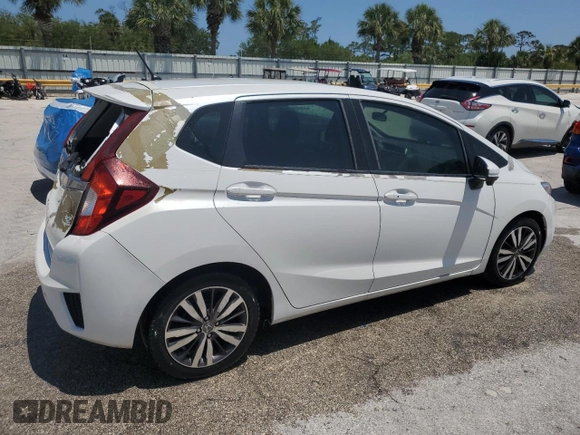 2015 Honda Fit EX-L with VIN 3HGGK5H82FM746358, listed as a Copart auction lot 47295065 with 70,080 mi miles and Salvage title. Bid and sale history available at DreamBid. Image 3.
