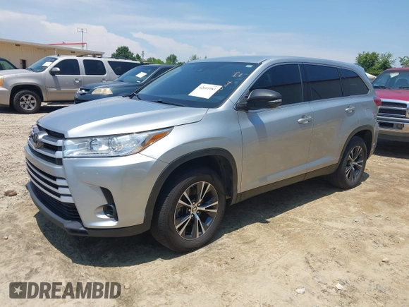 2019 Toyota Highlander LE with VIN 5TDZARFH0KS061239, listed as a IAAI auction lot 42601981 with 216,288 mi miles and . Bid and sale history available at DreamBid. Image 2.