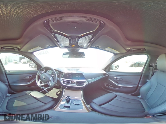 2020 BMW 3 Series 330i with VIN 3MW5R1J03L8B06045, listed as a Copart auction lot 55536645 with 105,080 mi miles and Salvage title. Bid and sale history available at DreamBid. Image 14.