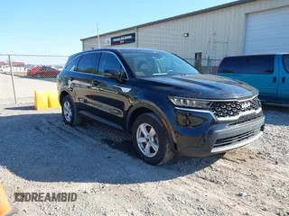 2023 Kia Sorento LX with VIN 5XYRGDLC1PG205332, listed as a IAAI auction lot 41776625 with 47,300 mi miles. Bid and sale history available at carsss.com. Image 1.