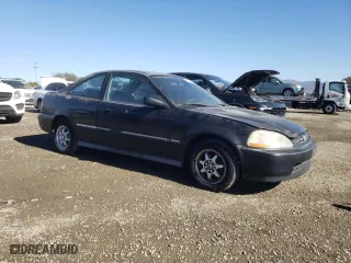 1996 Honda Civic DX with VIN 1HGEJ6224TL068696, listed as a Copart auction lot 87388624 with 235,974 mi miles and Salvage Title. Bid and sale history available at carsss.com. Image 4.