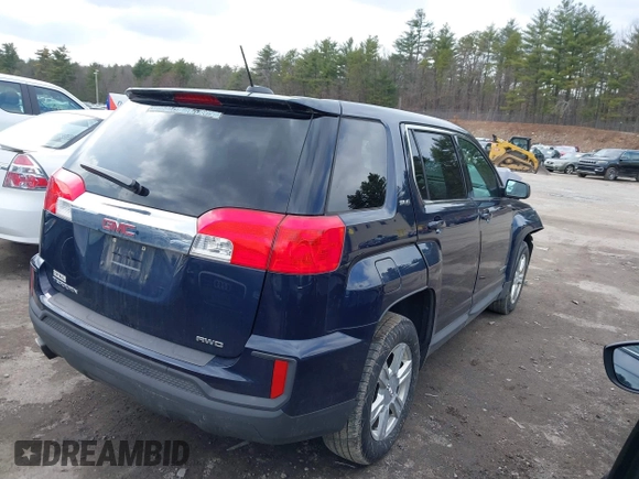 2016 GMC Terrain SLE with VIN 2GKFLSEK8G6230849, listed as a IAAI auction lot 41814603 with 69,361 mi miles. Bid and sale history available at carsss.com. Image 4.