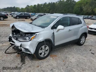 2020 Chevrolet Trax LT with VIN 3GNCJLSBXLL324484, listed as a Copart auction lot 51433345 with 42,309 mi miles and Non Repairable. Bid and sale history available at carsss.com. Image 1.