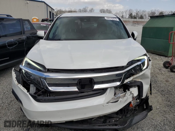 2020 Honda Pilot EX-L with VIN 5FNYF5H51LB006636, listed as a Copart auction lot 49576475 with 78,156 mi miles and Salvage Title. Bid and sale history available at carsss.com. Image 5.