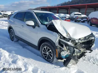 2024 Mitsubishi Eclipse Cross ES with VIN JA4ATUAA4RZ056584, listed as a IAAI auction lot 41366123 with 65,970 mi miles. Bid and sale history available at carsss.com. Image 1.