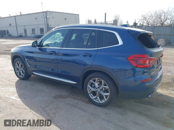 2021 BMW X3 xDrive30i with VIN 5UXTY5C08M9G21116, listed as a IAAI auction lot 41834586 with 51,441 mi miles and . Bid and sale history available at DreamBid. Image 3.