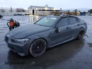 2023 BMW M3 Competition with VIN WBS33AY01PFP12578, listed as a Copart auction lot 38651054 with 0 mi miles. Bid and sale history available at carsss.com. Image 1.