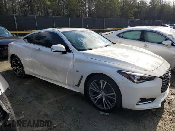 2017 Infiniti Q60 Premium with VIN JN1CV7EK2HM111111, listed as a Copart auction lot 44327985 with 83,511 mi miles and Salvage title. Bid and sale history available at DreamBid. Image 4.