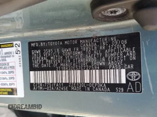 2007 Toyota Corolla CE с VIN 2T1BR32E57C727594, выставлен на аукционе Copart как лот 65019685 с пробегом Не указан миль и Чистый • Clean title. История ставок и продаж доступна на DreamBid. Изображение 12.